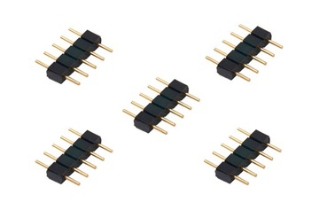 KOMPLET ZŁĄCZKA CN-66: TAŚMA LED 12MM RGBW -5szt