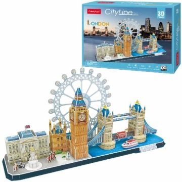 Ozdoby Do Pokoje Hračka Prostorové Puzle 3D Cityline London Zábava