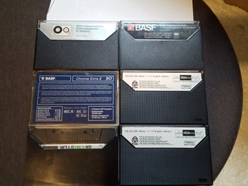 Магнитные кассеты 90 (BASF CHROME II и TDK SA-C) 6 шт.