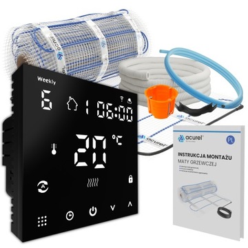 Mata Grzejna Grzewcza Zestaw pod podłogówkę - 10m²
