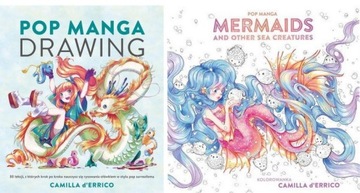 Pop manga Mermaids and other sea creatures+POP MANGA DRAWING