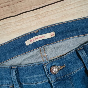 LEVI'S 710 Super Skinny Spodnie Jeans Damskie r. 31/32