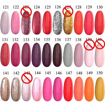 НАБОР ЛАКОВ EASY COLOR HYBRID 10 шт. + 1 БЕСПЛАТНО