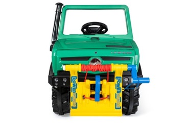 Rolly Toys Грузовик Педаль Автомобиль Unimog Mercedes-Benz Лебедка