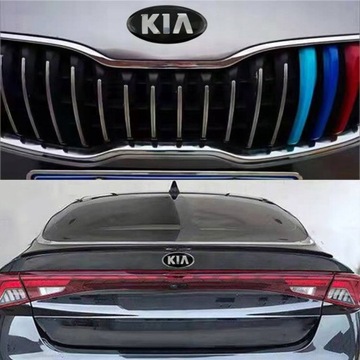 Значок KIA 13x6,5 см, эмблема с логотипом