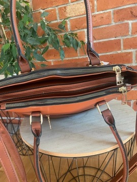 RUDA Efektowna torebka damska SHOPPER A4 aligator