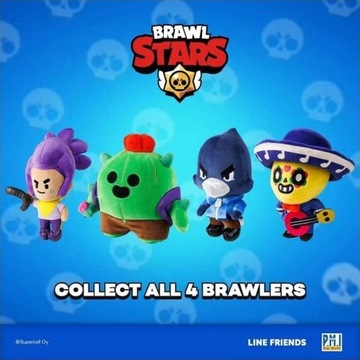 ОРИГИНАЛЬНЫЙ Мягкий плюшевый талисман BRAWL STARS