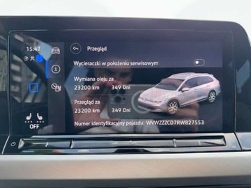 Volkswagen Golf VIII Variant 1.5 eTSI 150KM 2023 Volkswagen Golf VW GOLF VARIANT VIII Webasto Ambient CarPlay 1.5 Benzyna, zdjęcie 21