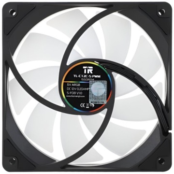 Комплект из 3 вентиляторов Thermalright с ШИМ-управлением, 120 x 120 мм, 4-контактный, бесшумный ARGB RGB