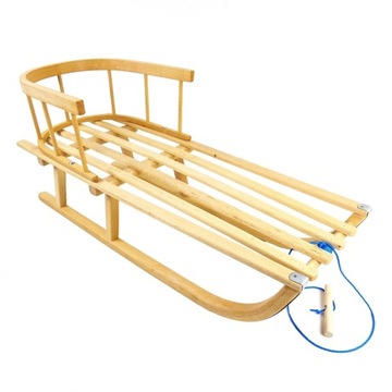 SANKI DREWNIANE Z OPARCIEM TRADYCYJNE BUKOWE SANKA DLA DZIECKA + GRATIS