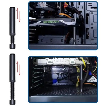 Поддержка видеокарты IHTP GPU, сплошной черный держатель