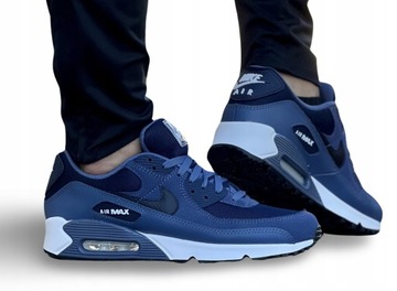 BUTY SPORTOWE MĘSKIE NIKE AIR MAX 90 NAVY DIFFUSED BLUE FD0664-400 r 46