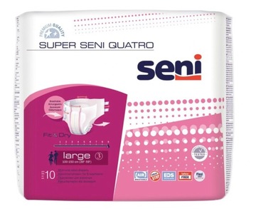 Super Seni Quatro pampersy dla dorosłych L 10 szt.