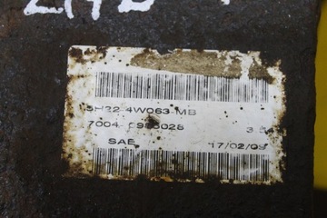 ОСЬ ЗАДНЯЯ ДИФФЕРЕНЦИЯ SPORT L320 5H22-4W063-MB 2.7