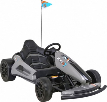 GOKART С АККУМУЛЯТОРОМ 24 В, 2 ДВИГАТЕЛЯ ПО 150 ВТ, ФУНКЦИЯ ДРИФТА