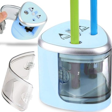 TEMPERÓWKA STRUGACZKA ELEKTRYCZNA DO KREDEK OŁÓWKÓW PODWÓJNA 6-8/9-12 mm