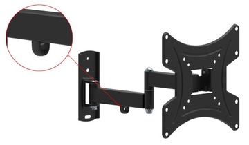 Поворотный КРОНШТЕЙН ДЛЯ ТВ 10–42 ДЮЙМОВ, ЭКСТРЕННЫЙ ПРОЧНЫЙ