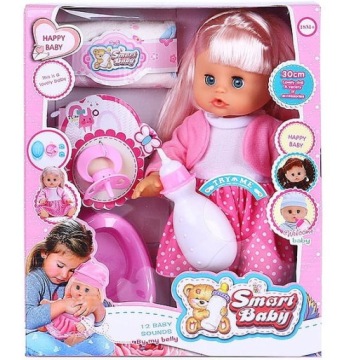 LALKA BOBAS Z NOCNIKIEM DZIDZIUŚ Z DŹWIĘKIEM 30CM