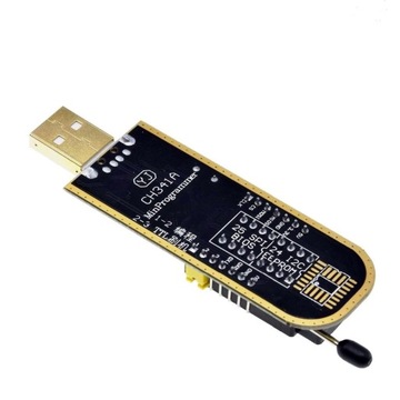 CH341A USB-программатор с зажимом SPI Flash EEPROM
