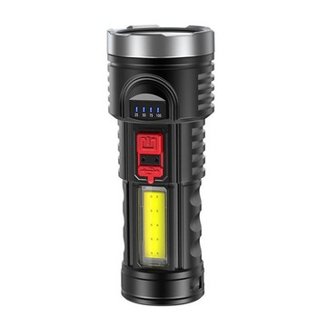 МОЩНЫЙ АККУМУЛЯТОРНЫЙ СВЕТОДИОДНЫЙ ФОНАРЬ, ПОИСК, ФАРА