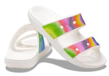 Klapki CROCS CLASSIC SPRAY DYE M6W8 38-39 25cm