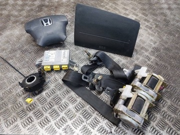 ZESTAW AIRBAG PODUSZKI MODUŁ PASY CIVIC VII 1.7 B 77960-S5P-G911-M1