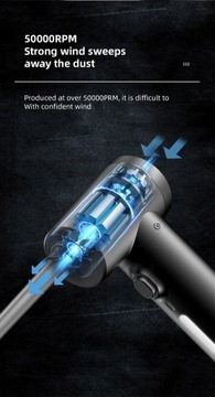Беспроводной пылесос Xiaomi Wireless Air Duster, 50 000 об/мин
