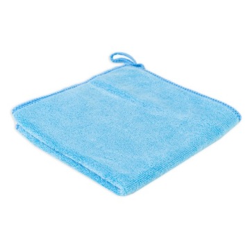 Быстросохнущее полотенце из микрофибры 30х30 см синее.