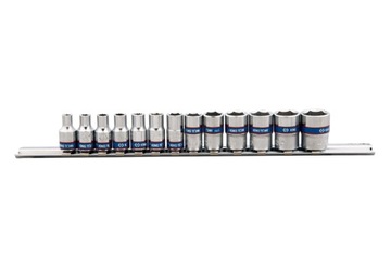 KING TONY NASADKI 1/4'' ZESTAW 13 SZT. 4 - 14MM 6K