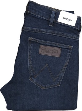 WRANGLER LARSTON basalt blue jeansy rurki W28 L32