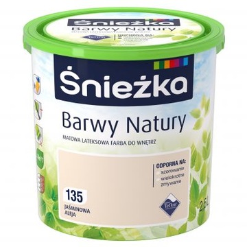 Farba lateksowa Śnieżka 5L JAŚMINOWA ALEJA