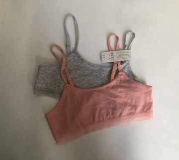 OUTLET Бюстгальтер из итальянского хлопка для девочек ТОП OVS 170, 2 шт.