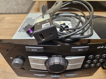 Магнитола CD40 USB Opel Corsa D Дисплей в сборе 13466743 ВЫХОД