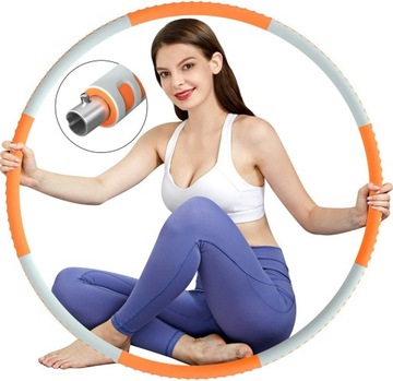 Tvvaafog hula hop odchudzające piankowe 90cm