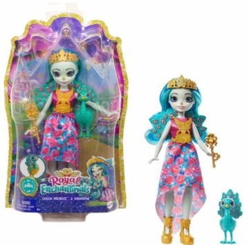 ENCHANTIMALS ROYAL LALKA QUEEN PARADISE + PAW