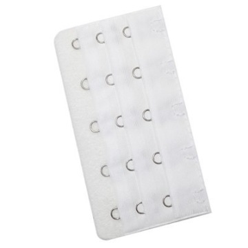 Широкий удлинитель бюстгальтера, 5 рядов крючков, красный.