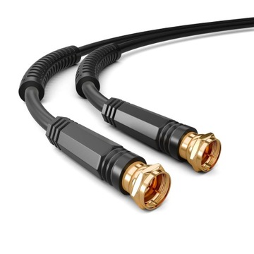 15m Kabel antenowy TV SAT 8K 4K UHD Koxial Kabel satelitarny Kabel