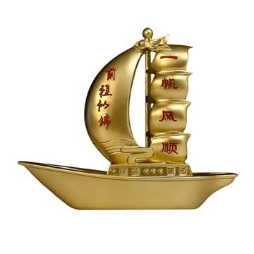 Żywiczny symbol statku do zysku dla