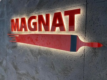 Litery reklamowe LED! Logo PODŚWIETLANE świetlne KASETON reklama firmy