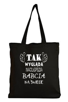 Torba Bawełniana z NADRUKIEM NA DZIEŃ BABCI WZORY
