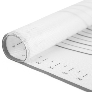 СИЛИКОНОВЫЙ КОВрик ДЛЯ КУХОННОГО СТОЛИКА РАЗМЕРОМ 50х70СМ, БЕЛЫЙ ДЛЯ РАСКАТЫВАНИЯ XXL