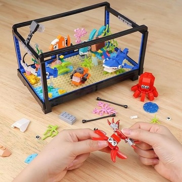 BLOCKS Аквариум со светодиодной подсветкой MOV STONE