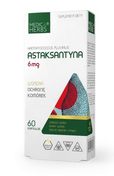 MEDICA HERBS ASTAKSANTYNA 6mg 60 kapsułek