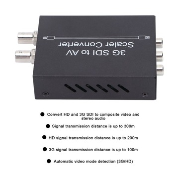 Конвертер 3G SDI в AV Конвертер видео SDI в PAL