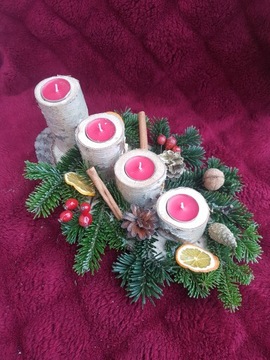 Украшение, Адвентский венок, украшение стола [S1]