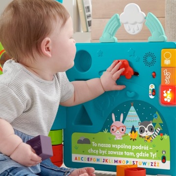 Интерактивная игрушка FISHER PRICE EDUCATIONAL GIGA BOOK для малыша +6м