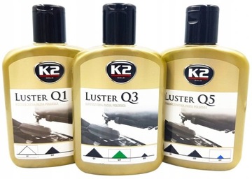 K2 LUSTER Q1 Q3 Q5 200ML ZESTAW PAST POLERSKICH
