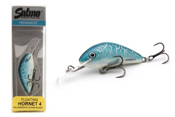 WOBLER SALMO HORNET FLOATING 4cm HOLO SUPER BLEAK