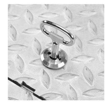 Крышка смотрового люка, нержавеющая сталь, рифленая, 400 x 400 мм.