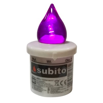 Wkład LED Subito miga Comet ok 1920h znicz stroik